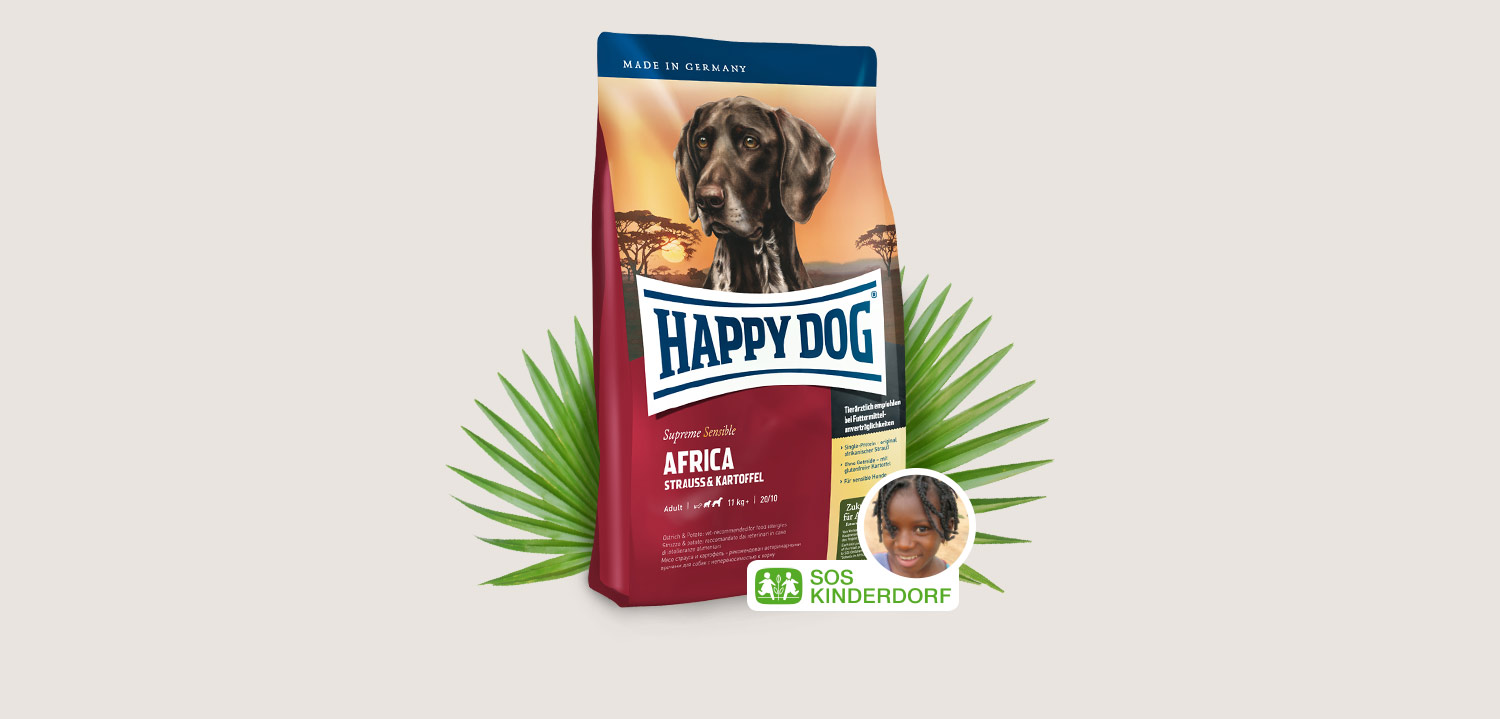 happy dog trockenfutter sensible africa